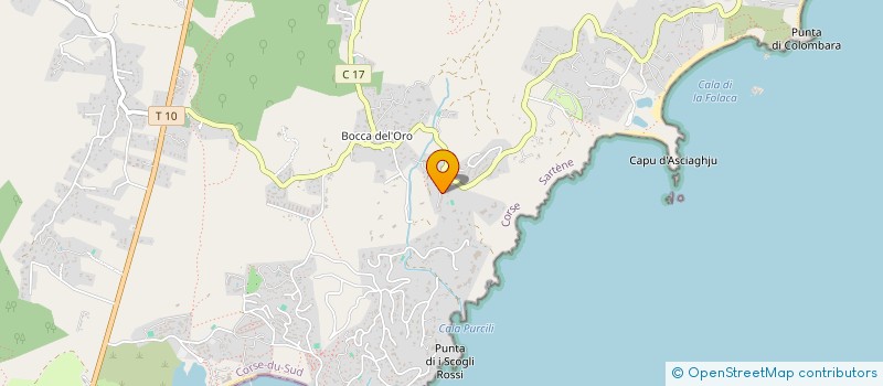localisation de l'entreprise LA CAPICCIOLA DE PALOMBAGGIA à PORTO-VECCHIO