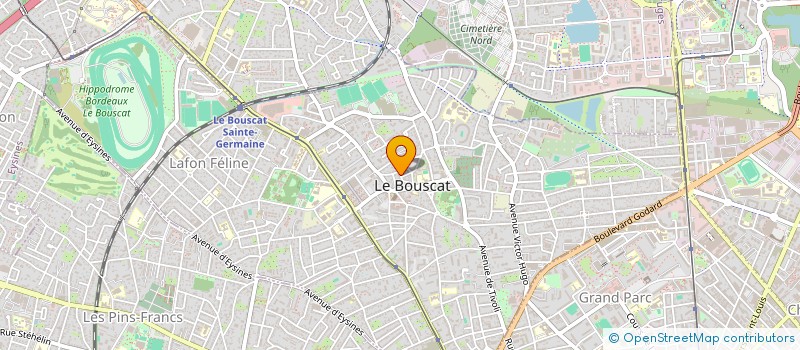 localisation de l'entreprise LA CAPIENNE  LE BOUSCAT