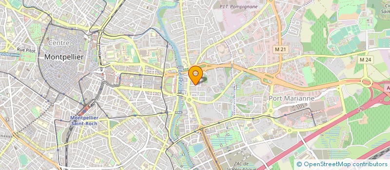localisation de l'entreprise LA CAPILLA SARL à MONTPELLIER