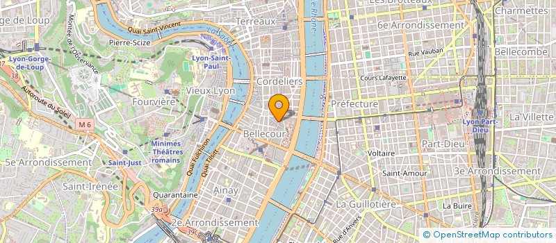 localisation de l'entreprise LA CAPILLA TWO  LYON