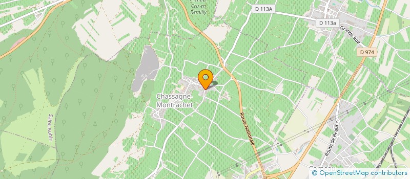 localisation de l'entreprise LA CAPITAINE  CHASSAGNE-MONTRACHET