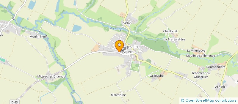 localisation de l'entreprise LA CAPITAINERIE  BAZOGES-EN-PAREDS