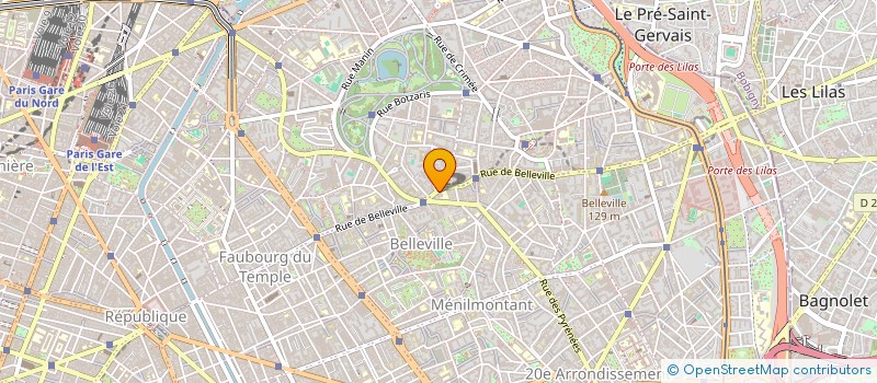 localisation de l'entreprise LA CAPITALE  PARIS