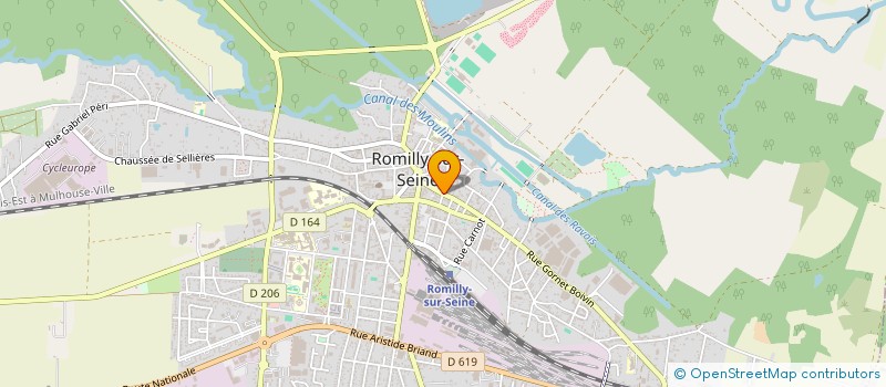 localisation de l'entreprise LA CAPITALE à ROMILLY-SUR-SEINE