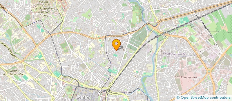 localisation de l'entreprise LA CAPITELLE à MONTPELLIER