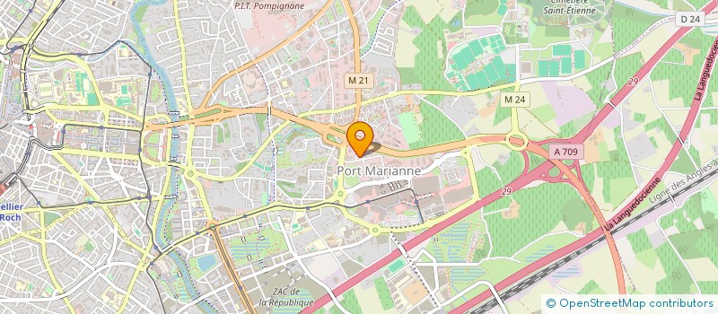 localisation de l'entreprise LA CAPITELLE SNC à MONTPELLIER