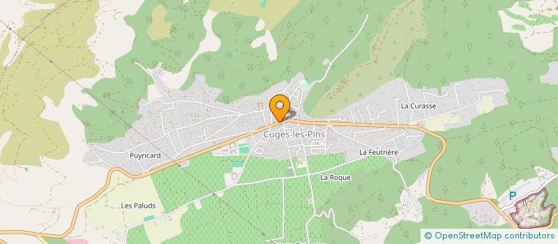 localisation de l'entreprise LA CAPRICIEUSE  CUGES-LES-PINS