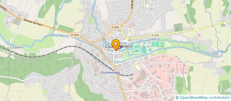 localisation de l'entreprise LA CAPRICIOSA à COULOMMIERS