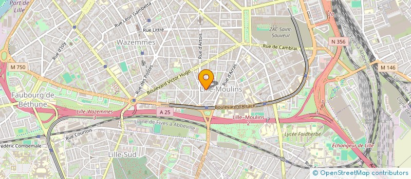 localisation de l'entreprise LA CAPSULE à LILLE