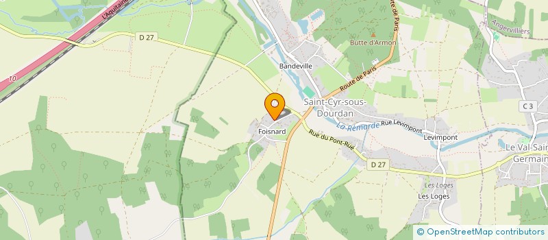localisation de l'entreprise LA CAPSULE à SAINT-CYR-SOUS-DOURDAN