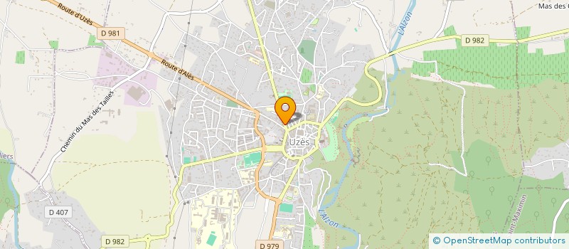 localisation de l'entreprise LA CAPSULE  UZES