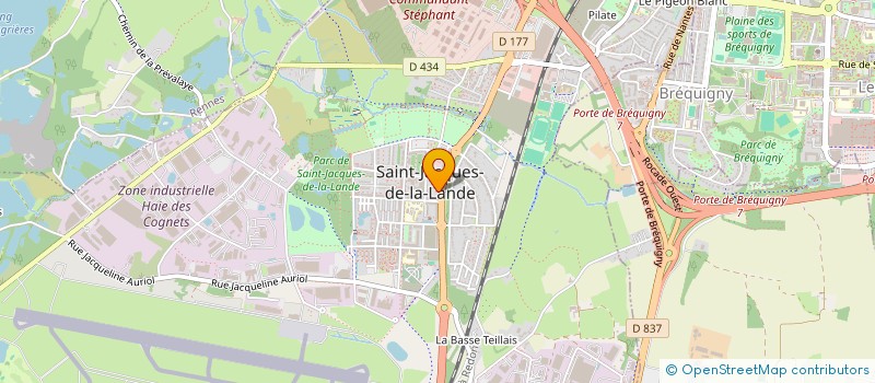 localisation de l'entreprise LA CAPSULE  SAINT-JACQUES-DE-LA-LANDE