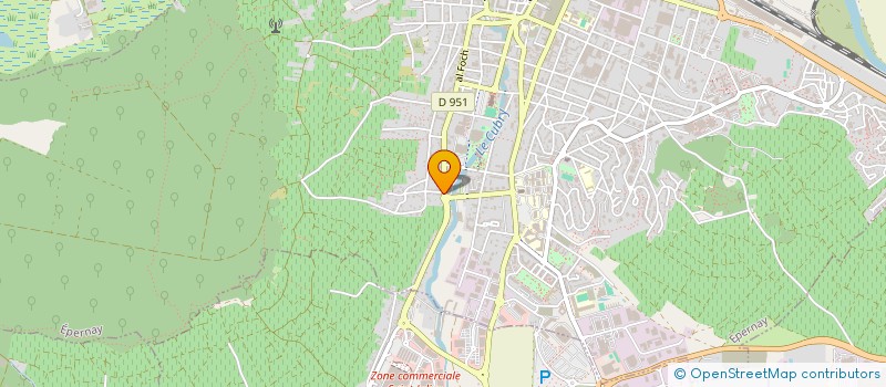 localisation de l'entreprise LA CAPSULE EN SCENE  EPERNAY