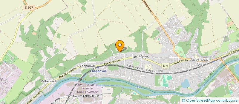 localisation de l'entreprise LA CAPSULE STUDIO à AUVERS-SUR-OISE