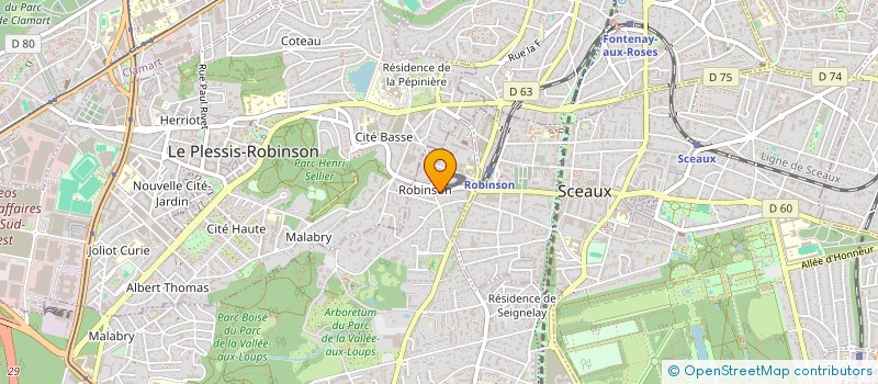 localisation de l'entreprise LA CAPTE à CHATENAY-MALABRY
