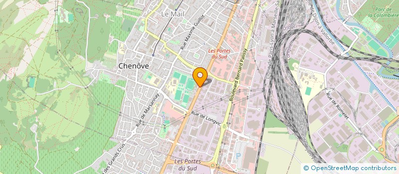 localisation de l'entreprise LA CAPTIVANTE à CHENOVE