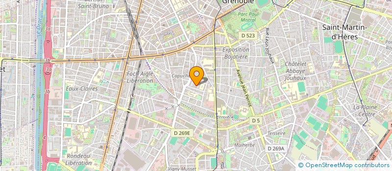 localisation de l'entreprise LA CAPUCHE à GRENOBLE