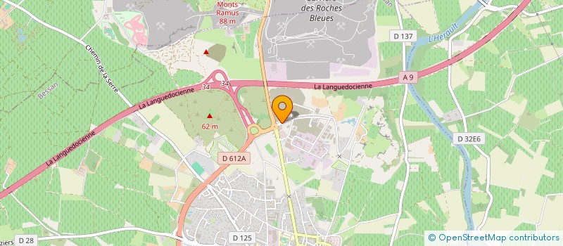 localisation de l'entreprise LA CAPUCIERE  BESSAN