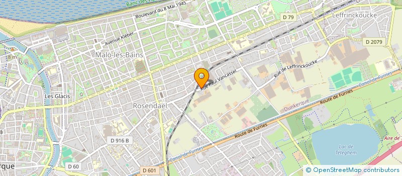 localisation de l'entreprise LA CAPUCINE à DUNKERQUE