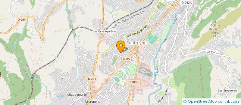 localisation de l'entreprise LA CAPUCINE  VEYNES