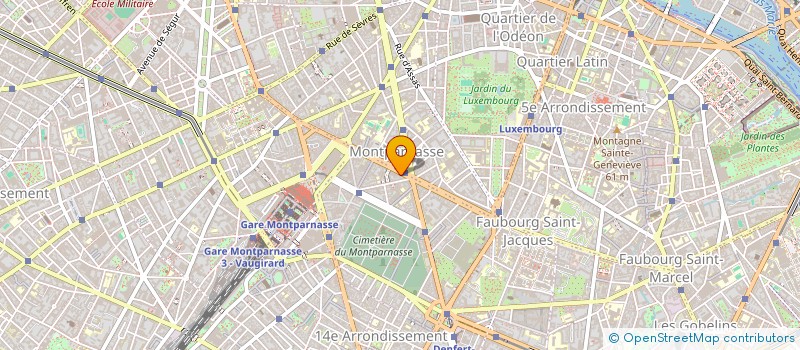 localisation de l'entreprise LA CARABANE  PARIS
