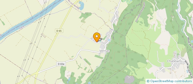 localisation de l'entreprise LA CARAMBOLE  VERNAS