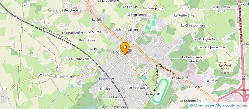 localisation de l'entreprise LA CARAMBOLE ECOMMEENNE  ECOMMOY