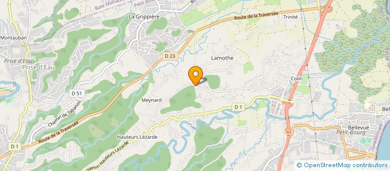 localisation de l'entreprise LA CARAPACE  PETIT-BOURG