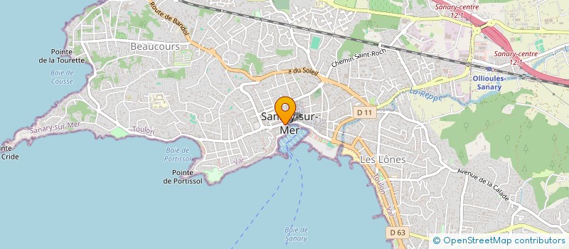 localisation de l'entreprise LA CARAVANE à SANARY-SUR-MER