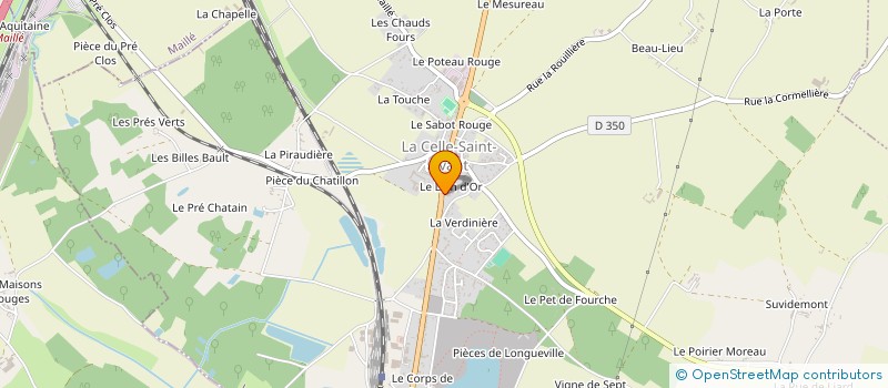 localisation de l'entreprise LA CARAVANE  LA CELLE-SAINT-AVANT