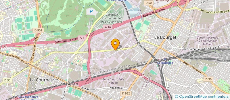localisation de l'entreprise LA CARAVANE ALIMENTAIRE à LA COURNEUVE