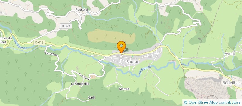 localisation de l'entreprise LA CARAVANE AVANCE à SAURAT