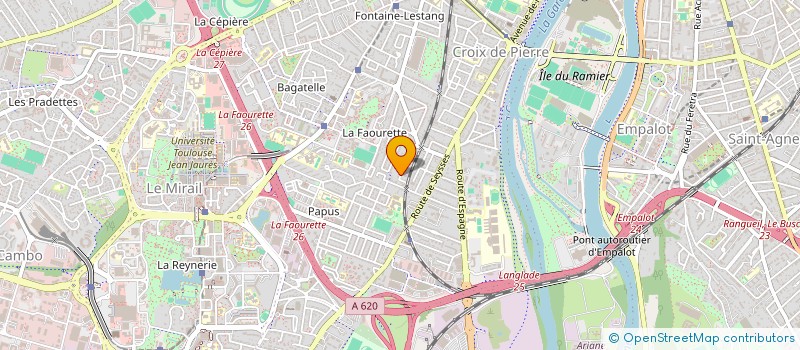 localisation de l'entreprise LA CARAVANE DES LANGUES à TOULOUSE
