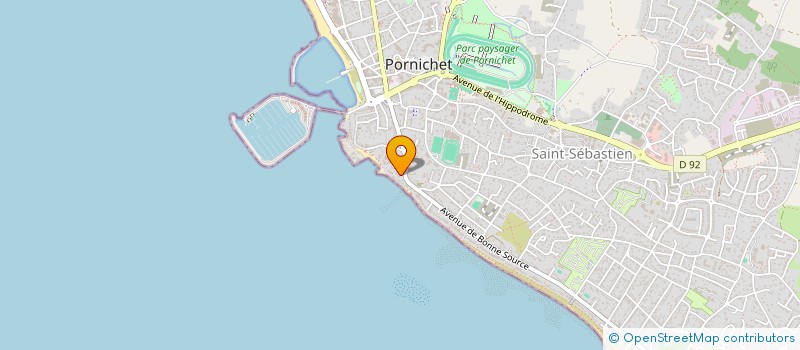 localisation de l'entreprise LA CARAVELLE 17 à PORNICHET