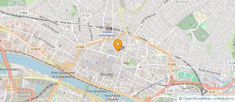 localisation de l'entreprise LA CARAVELLE à ROUEN