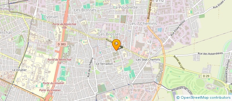 localisation de l'entreprise LA CARAVELLE  BRON