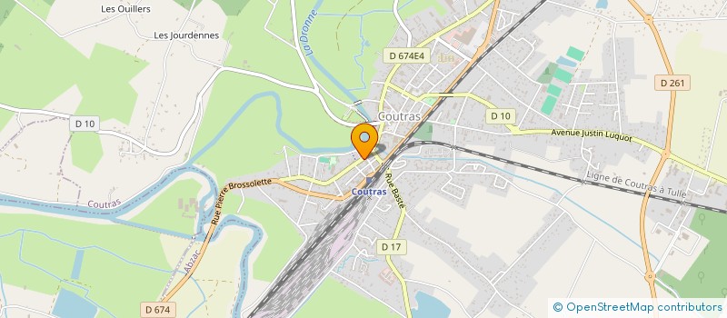 localisation de l'entreprise LA CARAVELLE à COUTRAS