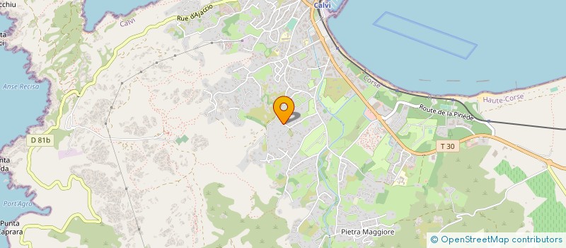 localisation de l'entreprise LA CARAVELLE à CALVI