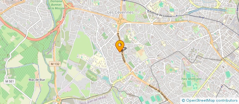 localisation de l'entreprise LA CARAVELLE  MONTPELLIER