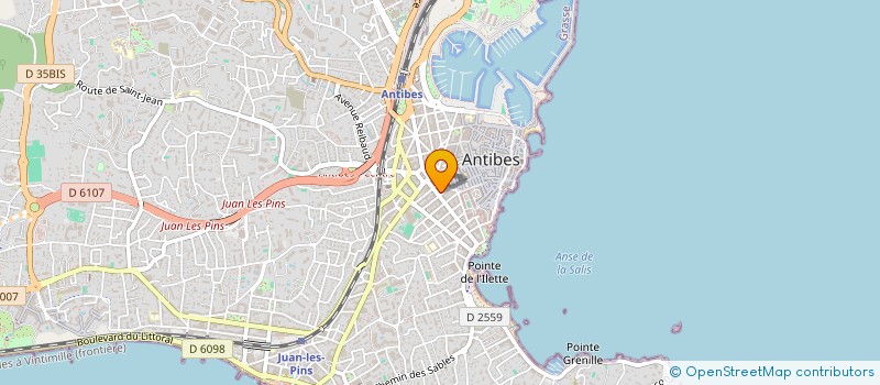 localisation de l'entreprise LA CARAVELLE à ANTIBES