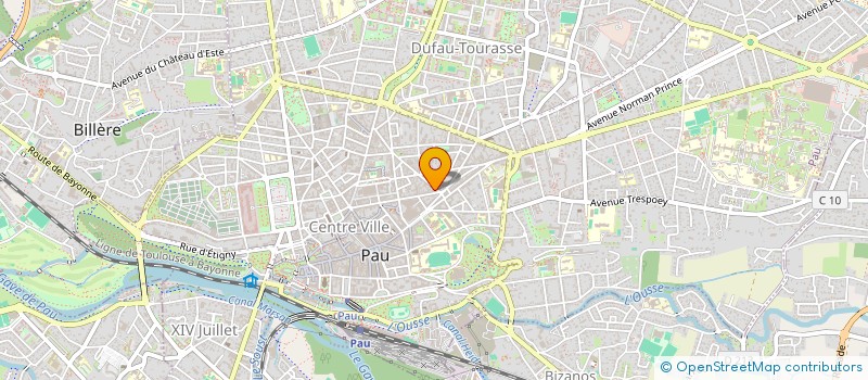 localisation de l'entreprise LA CARAVELLE à PAU