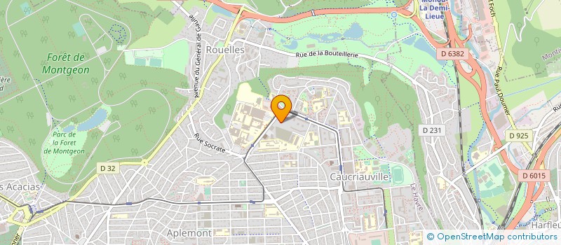 localisation de l'entreprise LA CARAVELLE à LE HAVRE