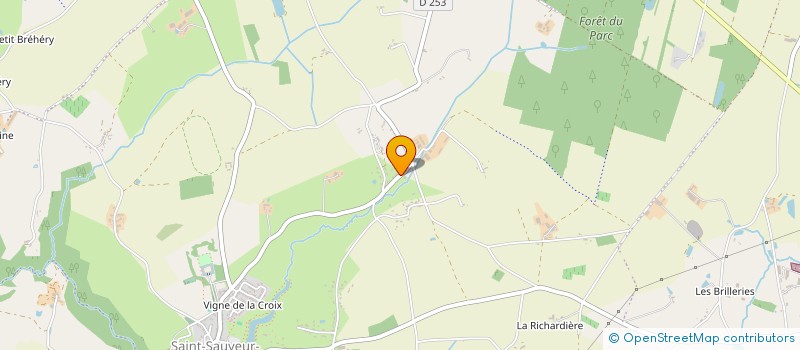 localisation de l'entreprise LA CARAVELLE  OREE-D'ANJOU