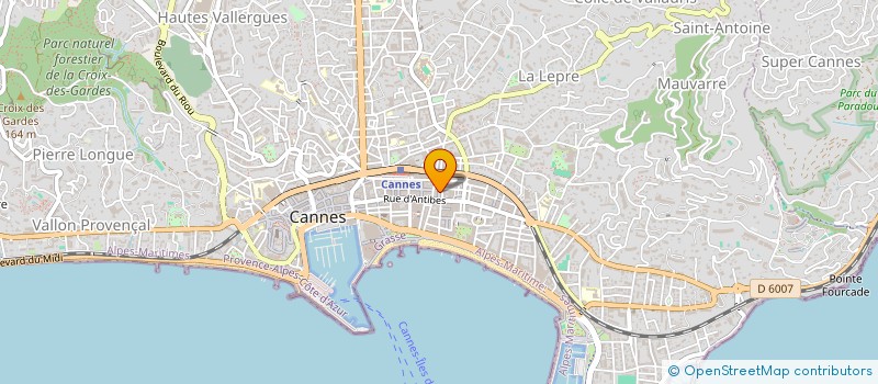 localisation de l'entreprise LA CARAVELLE  CANNES