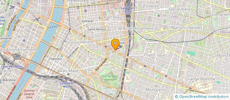 localisation de l'entreprise LA CARAVELLE  LYON