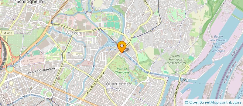 localisation de l'entreprise LA CARAVELLE à STRASBOURG