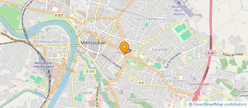 localisation de l'entreprise LA CARAVELLE CATALANE  MONTAUBAN