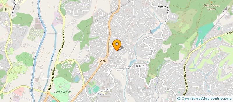 localisation de l'entreprise LA CARAVELLE DES POSSIBLES à FREJUS