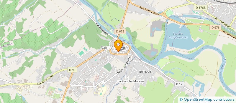 localisation de l'entreprise LA CARCASSE BACTERIE THEATRALE  SAINT-AIGNAN