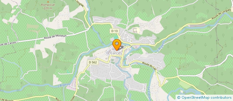 localisation de l'entreprise LA CARCOISE à CARCES